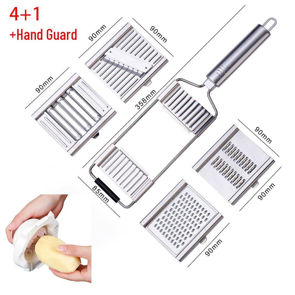 Stainless Steel Multi-function Vegetable Cutter & Grater