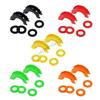 090E 2 Pack DRing Shackle Isolators with 4 Pieces Washer for Standard 3/4" Shackle