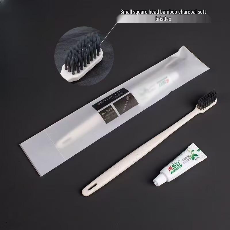 Miaojiayi Disposable Hotel Toothbrush & Toothpaste Set