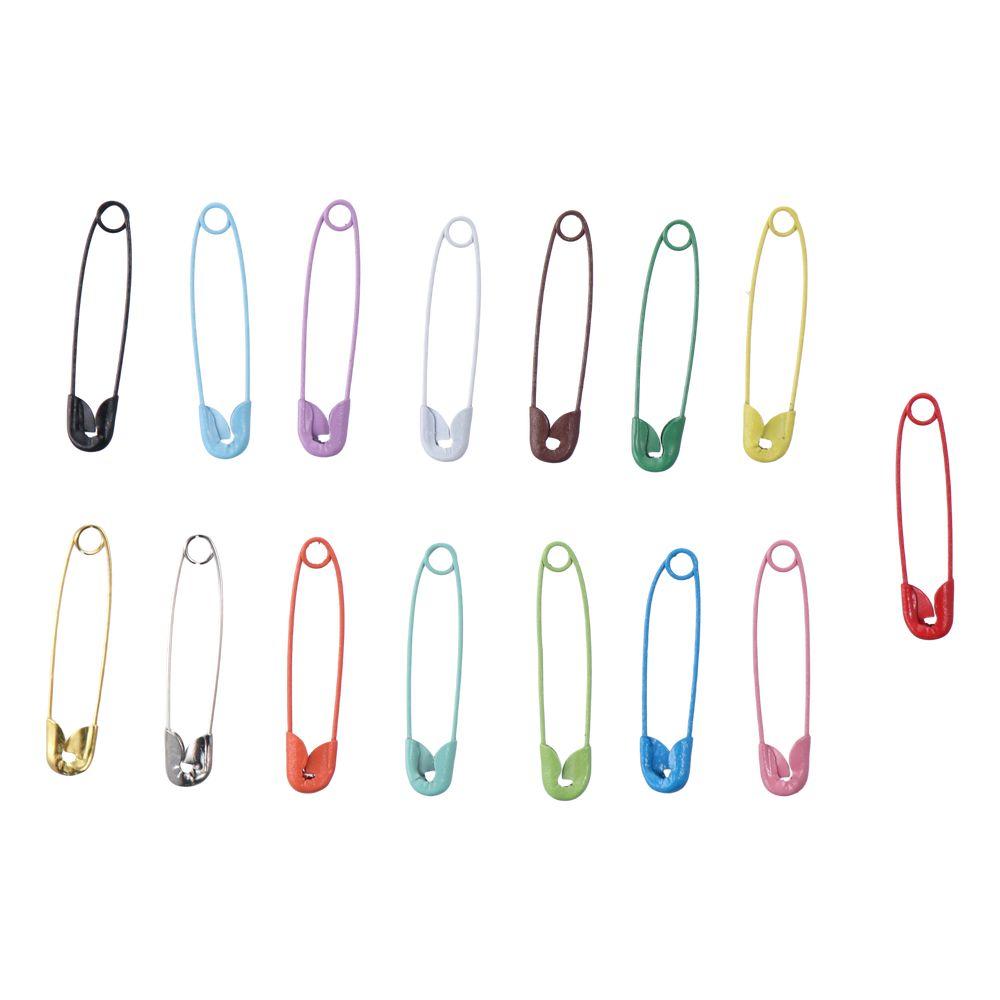 Nickel-Plated Steel Small Safety Pins 32mm/1.26inch Clothes Pins Assorted  Sewing Crafts