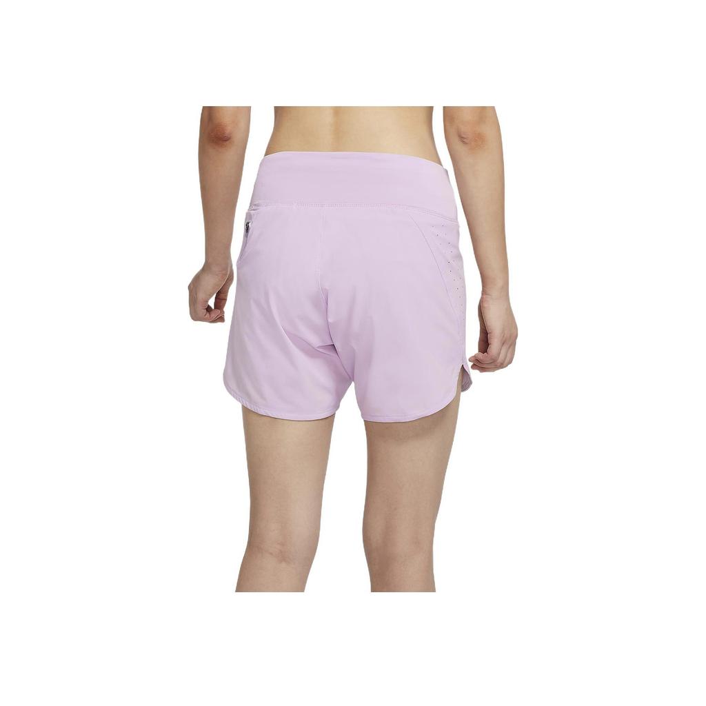 Nike Eclipse Solid Color Casual Running Shorts Women Shorts Pink Purple CZ9569-530