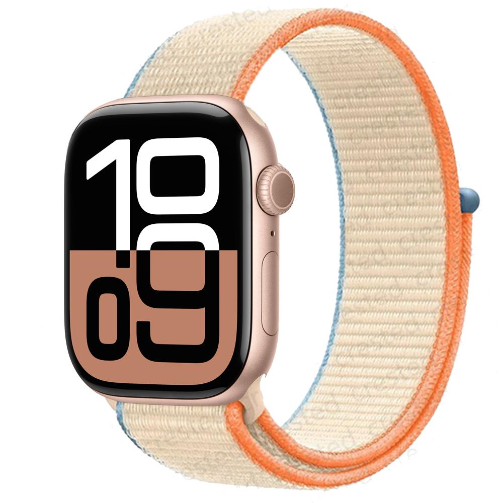 Cinturino in Nylon a Passante Per Apple Watch Bands 46mm 44mm 40mm 41mm 45mm 42mm Cinturino Originale iWatch Serie 11 10 SE 9 8 Ultra 3