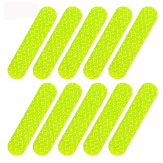 Reflective Safety Stickers for Helmets, Motorcycles, and Bicycles