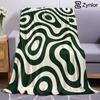 Dark Swirl Lightweight Microfiber Soft Christmas Fleece Blanket Warm Cozy Throw for Bed Sofa Office Travel All Season