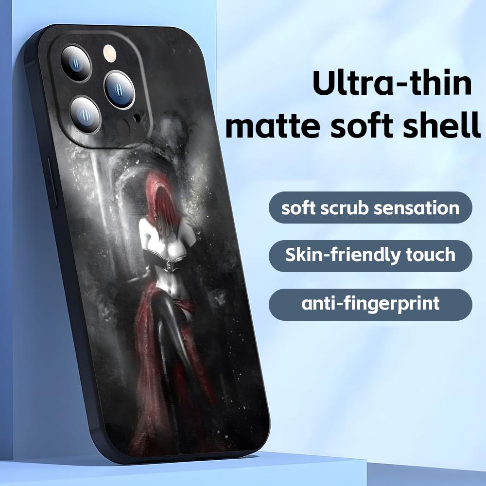 

Classic game DARK SOULS Phone Case For iPhone17 16 16e 15 14 13 12 11 Plus Mini Pro Max Soft black Shockproof Cover iPhone 16 Plus
