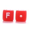 10Pcs/Lot 12mm Silicone Letter English Alphabe Beads Food Grade Silicone Chewing Beads DIY Baby Teething Toys Necklace Pendant