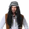Men Pirate Captain Cosplay Costume Jack Sparrow Style for Halloween Masquerade