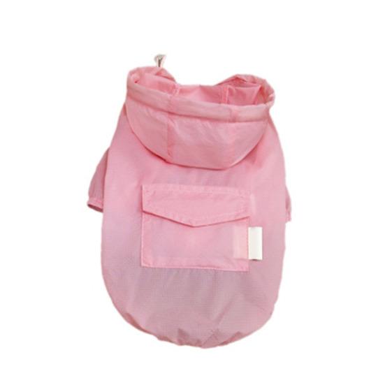 

Защитная от солнца толстовка для собаки, дышащая летняя куртка для щенка, быстросохнущая одежда для собаки с карманом, регулируемый капюшон для маленьких собак, защита от УФ-излучения для улицы XS розовый
