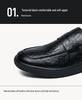 Four Seasons Men's Slip-On Loafers: Soft Sole Casual Driving Moccasins, Small Leather Shoes