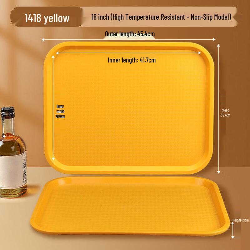 Rectangular Plastic Serving Tray