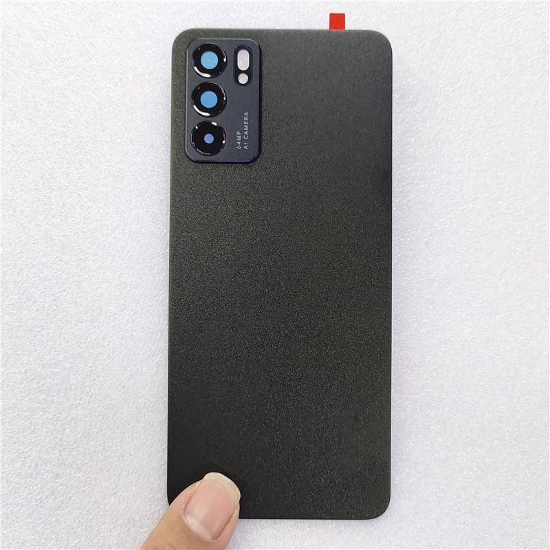 For OPPO Reno 6 5G Back Battery Cover Back Glass Cover Rear Door Housing Panel Replacement Parts