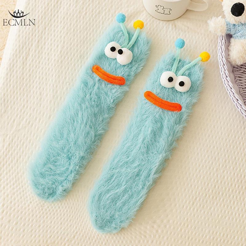 Autumn Winter Coral Fleece Floor Socks Funny Socks Couple Sleep Sock Fuzzy Socks Christmas Stockings Socks