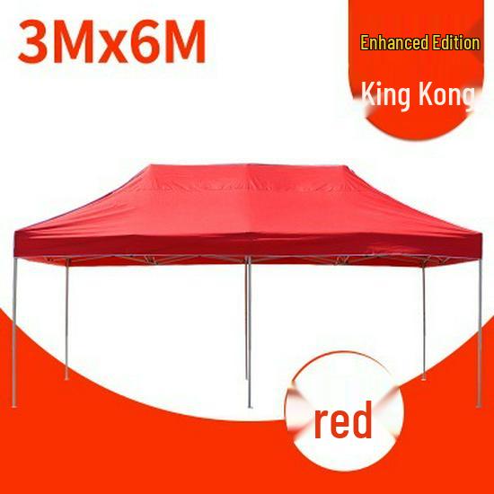 Large Telescopic Outdoor Advertising Tent: Folding Rainproof Canopy and Sunshade with Four-Legged Design