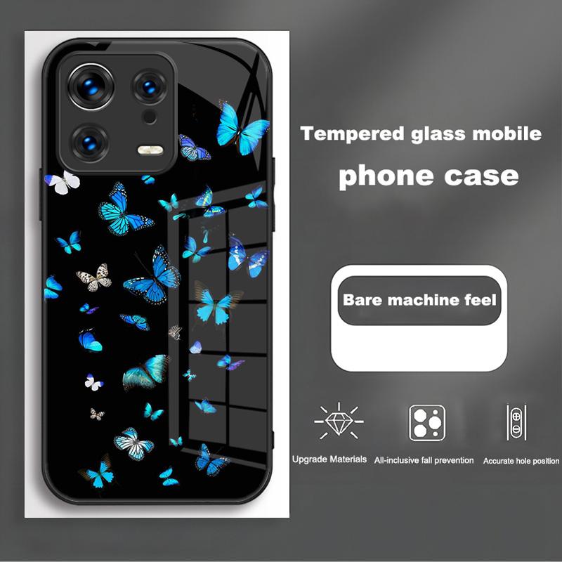 Luxury Tempered Glass Case For Xiaomi 13 13T Pro 13 Ultra Lite Case Full Protective Shell For Xiaomi 13T Shockproof Back Cover