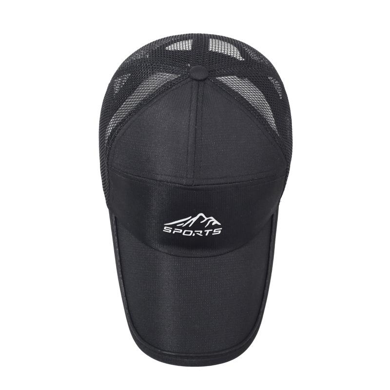Summer Cap Men's Quick-Drying Breathable Outdoor Sunscreen Sun Hat Sports Running Baseball Cap