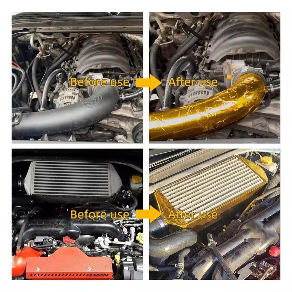 Wysokotemperaturowa taśma samoprzylepna odbijająca ciepło Złota/Srebrna taśma bandażowa