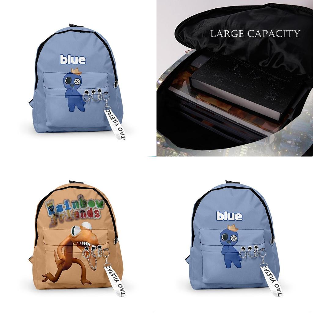 Roblox Rainbow Friends Robuster Polyester-Rucksack Schultasche Reise Weihnachtsgeschenk