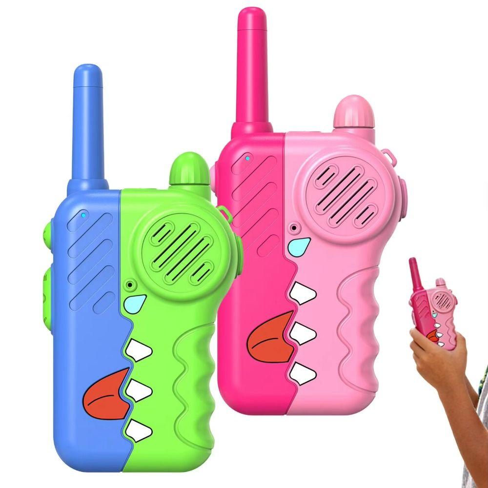 Drop-Proof Design Kids Walkie Talkies Easy To Operate Wireless Cartoon Pagers Home