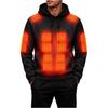 Men's Heated Hoodie with 31 Heating Zones and Circular for Cold Wear