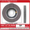 For Angle Grinder Nylon Fiber Polishing Wheel Built To Minimize Cutting and Scratching While Enhancing Smoothness
