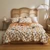 1Pc Garden Floral Pattern Summer Quilt High Quality 100% Cotton Skin-friendly Breathable Blanket Air Conditioning Quilted Quilt