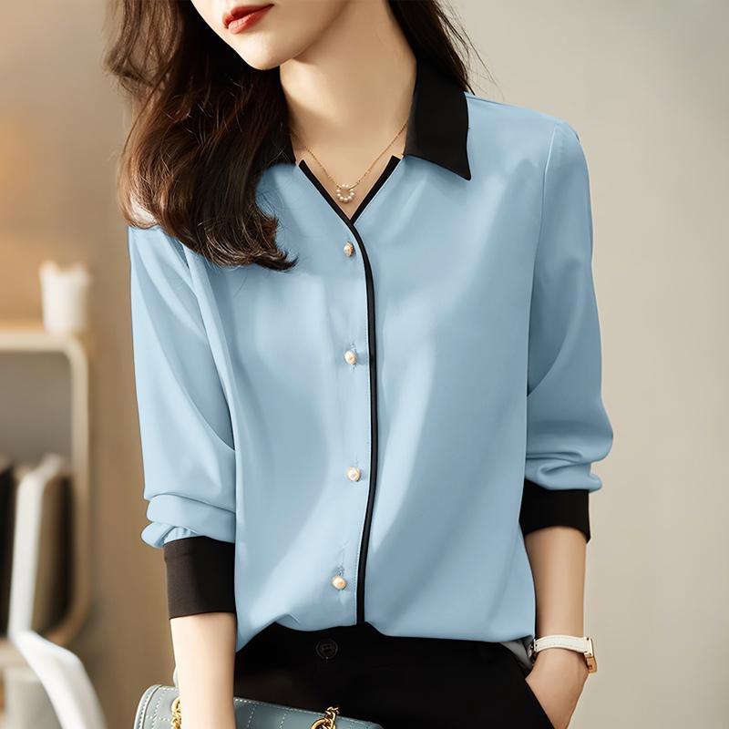 ZANZEA Women Casual Turn Down Collar Long Sleeve Blouse