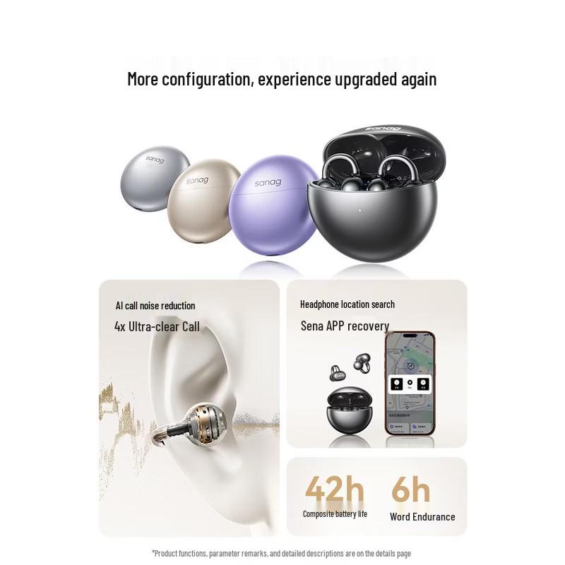 SANAG S6S Ultra Open-Ear Sport Wireless Earbuds