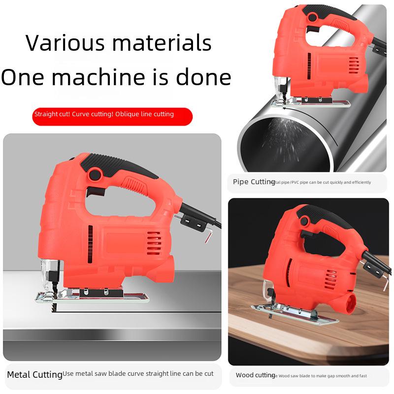 Electric Curve Saw: Portable Multi-Function Woodworking Tool for Manual or Powered Cutting