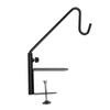 11 Inch Deck Railing Hook Heavy Duty Steel Deck Bird Feeder Hanger with 360 Degree Swivel Arm