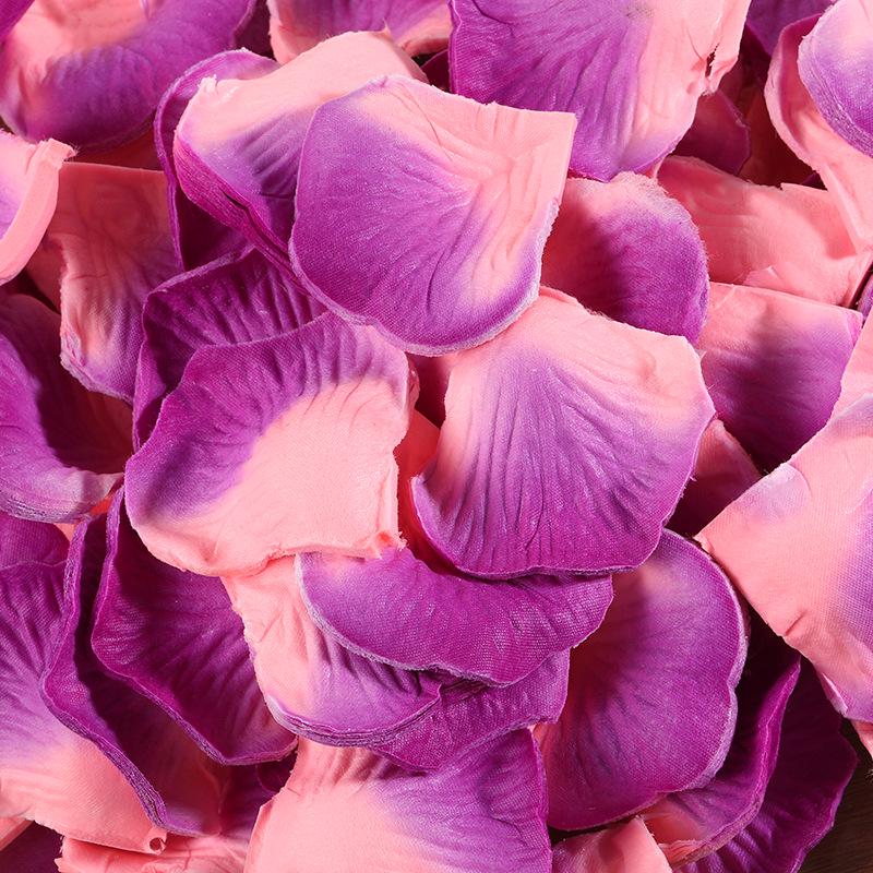 Non-Woven Artificial Rose Petals for Wedding Decorations and Hand-Thrown Arrangements