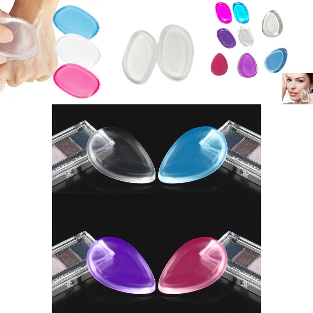 Set di Cipria di Silicone Morbido Gelatina di Alta Qualità per Trucco Forma a Foglia Goccia Facile da Pulire Antiaderente
