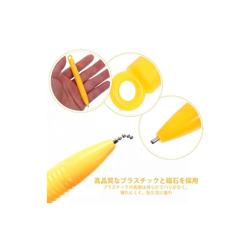 Samcos Magnetische Zeichenstifte, Set mit 6 Stück, Kunststoff-Stylusstifte für Zeichenbretter, Wiederverwendbar, Kritzeln, Malen, Ersatz-Kunstwerkzeuge, Kinderspielzeug,