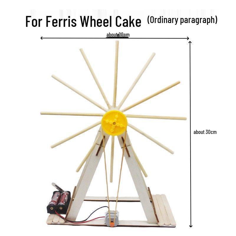 Men’s Birthday Cake Decoration Ferris Wheel Windmill Style