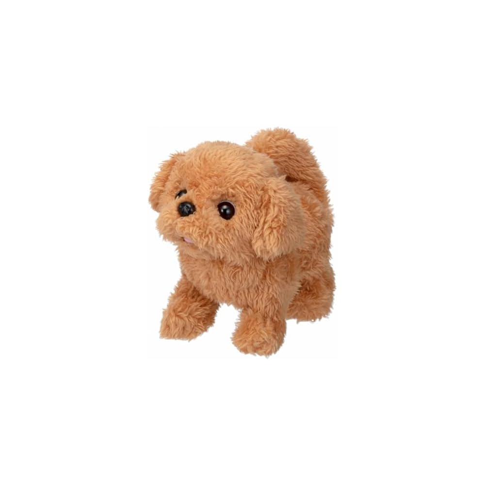 IWAYA Piccoline Toy Poodle Battery Operated Plush Toy 115mm x 150mm x 175mm for Ages 3 and Up