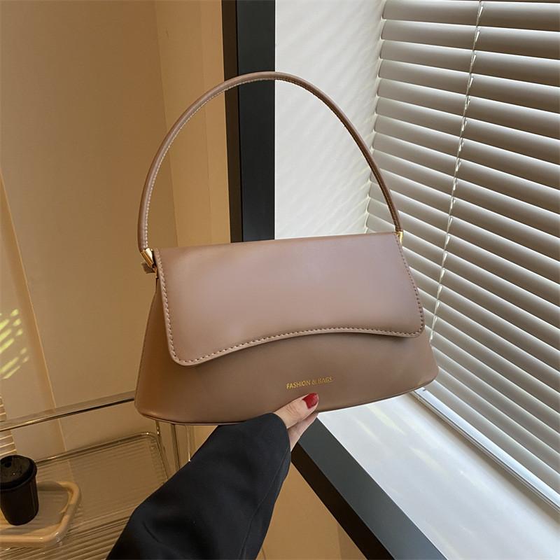 Chic Vintage Small Shoulder Bag Stylish Pu Handbag Trendy Square Design In Black Brown Green Khaki White