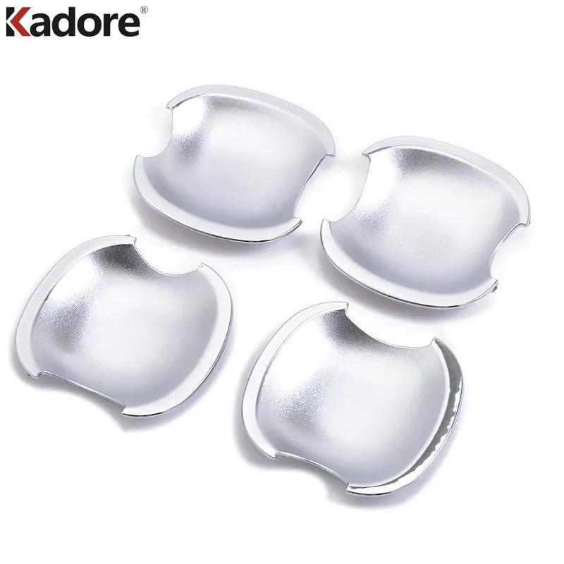 Side Door Handle Bowl Cover Trim For Kia Sorento 2010 2011 2012 Chrome Car Door Handles Cup Frame Overlay Accessories