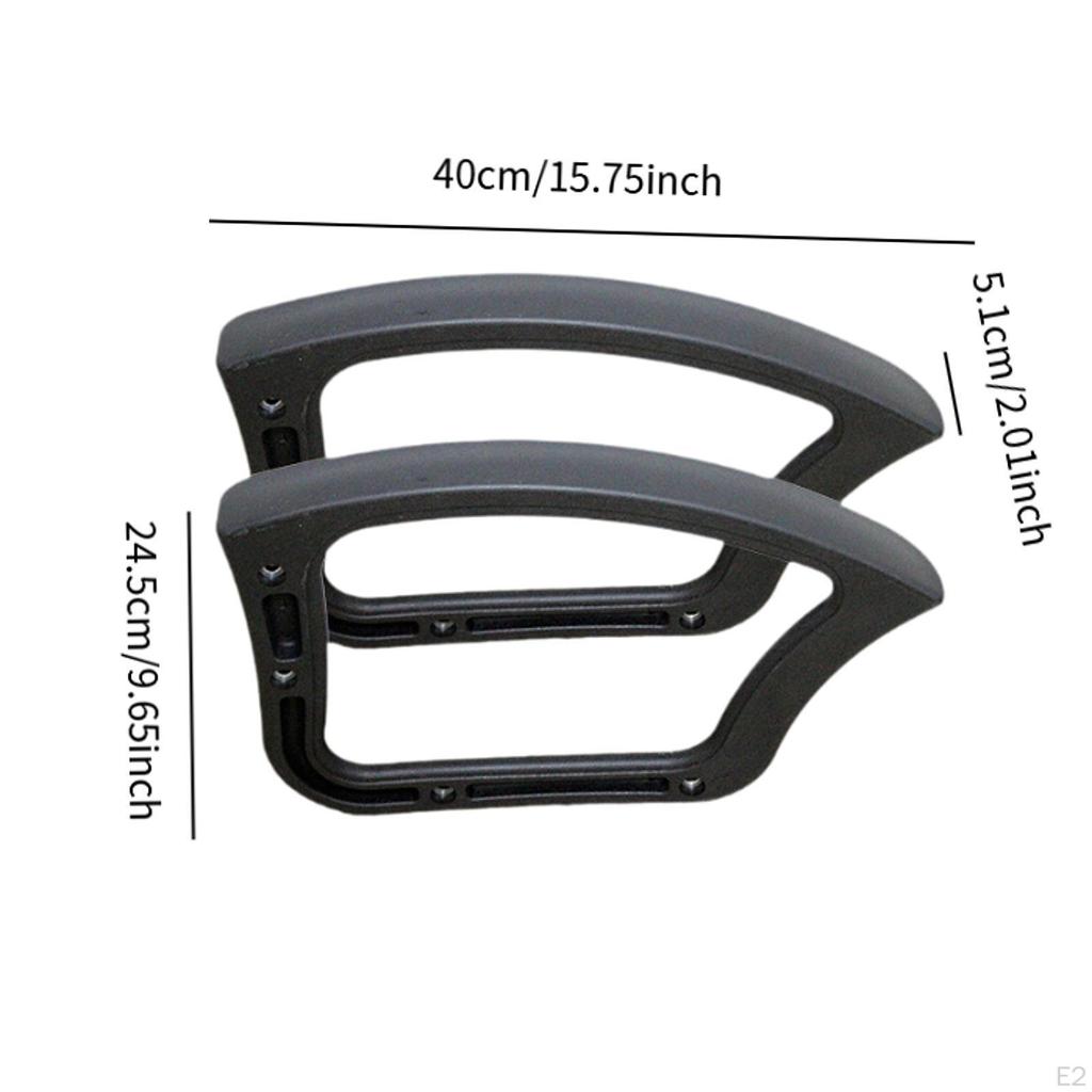 2 Stück Stuhlarmlehnenringe, Armersatzteile, Bequeme tragbare Auflagen für Zuhause und Büro