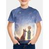 Fashion Children's Clothing Crew Neck Short Sleeve 3D Casual Color Printing Casual Short Sleeve Crew Neck T-Shirt