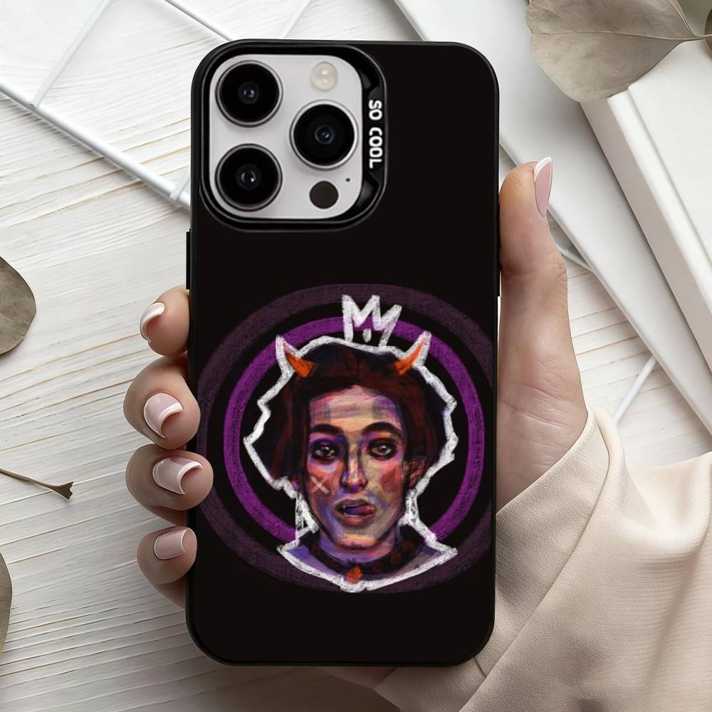 M-Maneskin-N D-Damiano David Phone Case For iPhone17,16,15,14,13,12,11 Plus,Pro Max Candy Silver Plated Inside Cover