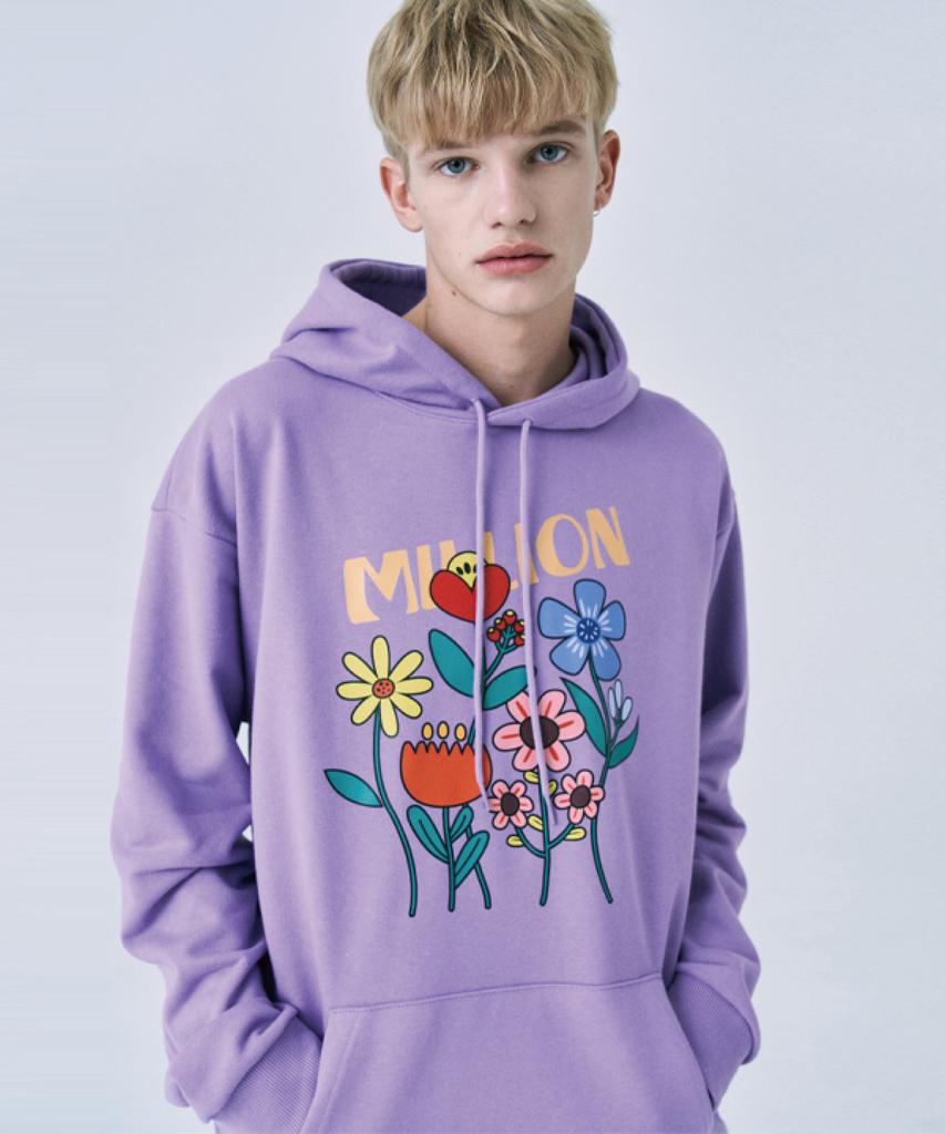Million Glow Flower Hoodie