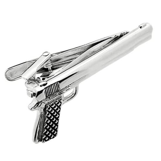 Pistol handgun tie pin tie bar tie pin n02503
