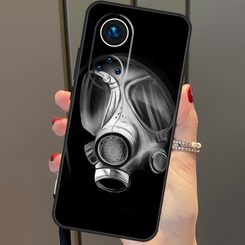 Gas Mask Case For Honor X8a X9a X7a X6a X7 X8 X9 X9b X8b Honor 90 70 50 10 Lite Magic 6 5 Pro Cover