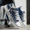 Canvas shoes, men's shoes, spring breathable thin design, student sports and leisure