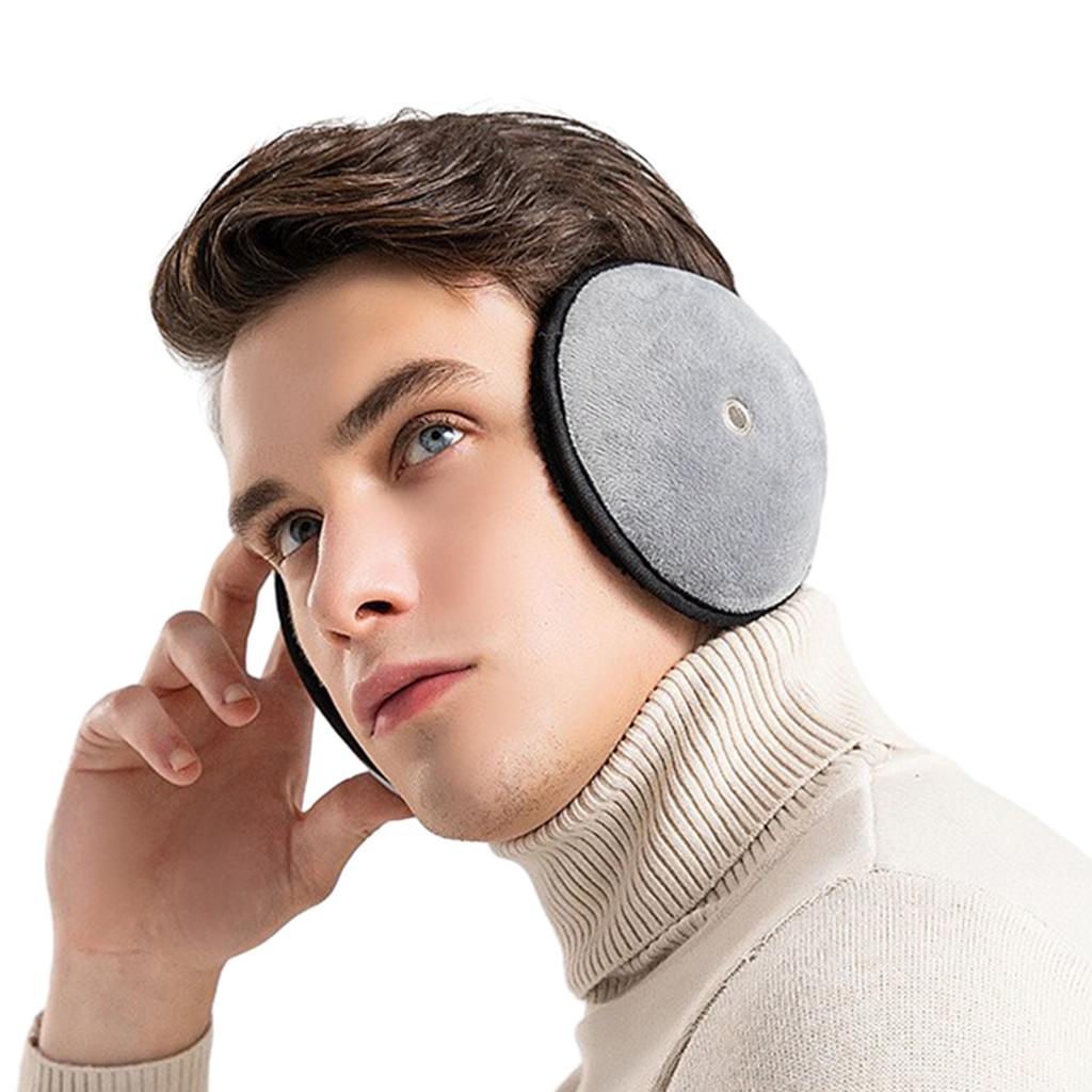 Adjustable Ear Muffs for Cold Weather Foldable Ear Warmers for All Age Cycling Earmuffs Soft Plush Ear Covers for Hiking
