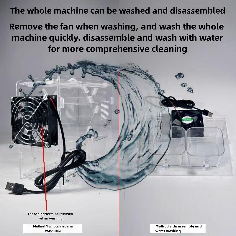 Haushalts-Vogelgetreide-Blasmaschine Waschbar Elektrisch Vogelfutter Getreide Schälen Schalenbläser Vogelzubehör Papageienzubehör