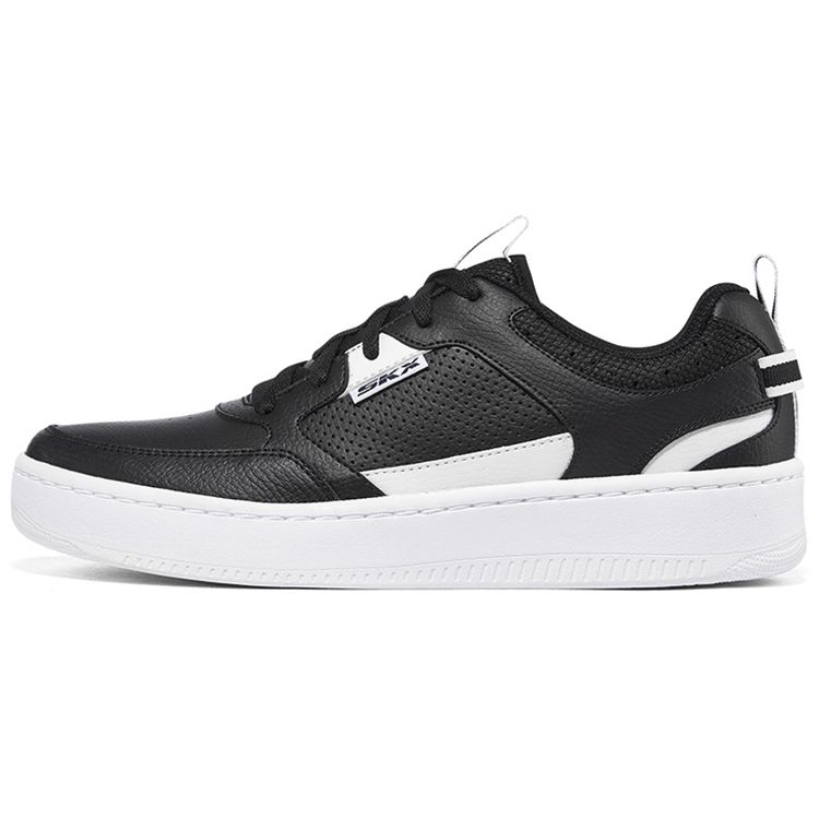 Skechers Sport Court 92 Low Top Skate Shoes Men sneaker Black White 894050-BKW 42