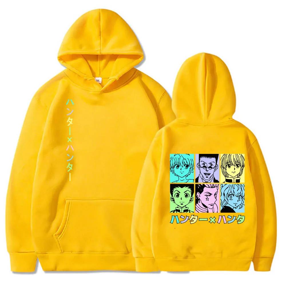 Anime Hunter X Hunter Hoodie Cool Pull Pickup GON FREECSS/Kilua Zoldyck Pattern Printed Sweatshirt Autumn Loose Long Sleeve Top