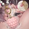 Strawberry Flavored Silicone APP Clitoral Vibrator, G-Spot Clitoral Nipple Stimulator, 10 Mode USB Rechargeable Vibrator, Pearl Chain Female Sex Toys