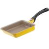 Bestco Tamagoyaki Pan ND-8117, 15x18cm, Yellow, Hyper Premium Coat, 2-Year Warranty, Induction Compatible