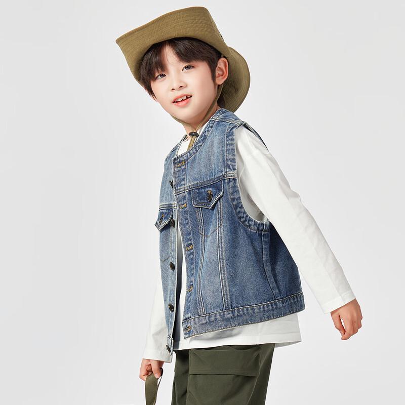 Boys' Casual Denim Vest